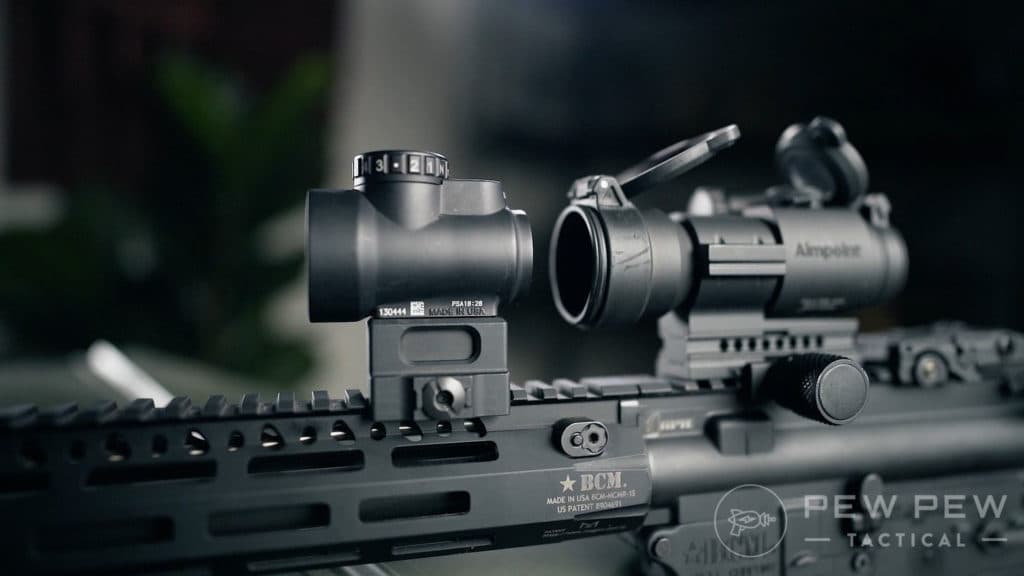 Trijicon MRO Compared to Aimpoint PRO