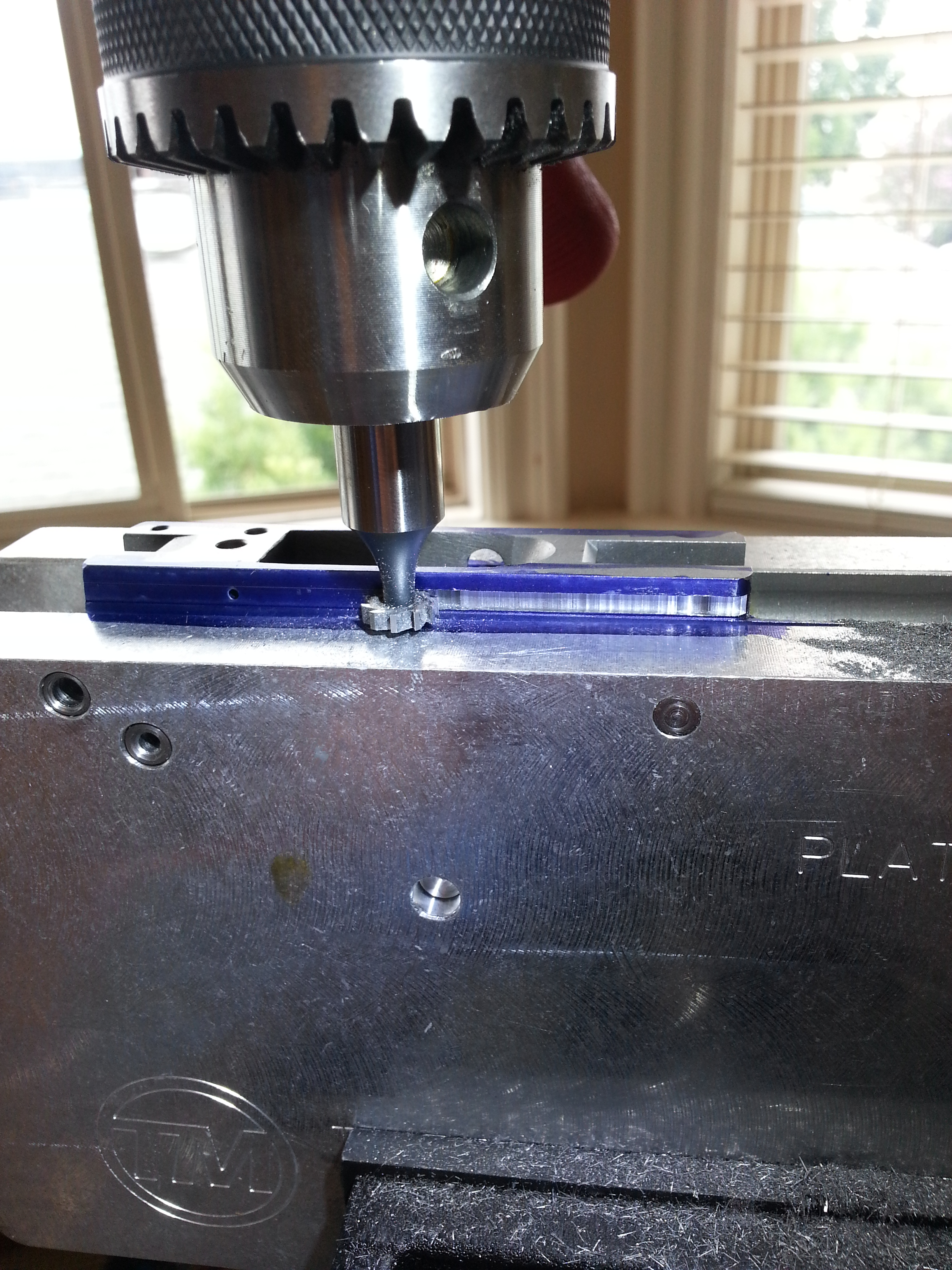 1911 80 Tactical Machining Build, Part 5 Cutting the Slide Rail Pew