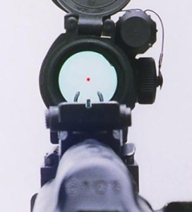 Red Dot on Ultimak Rail