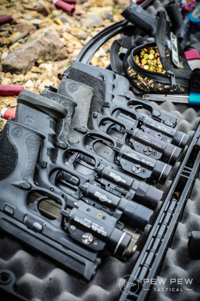 Lots of Pistol Lights