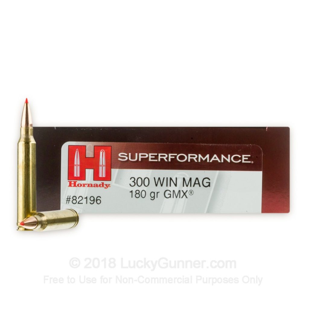 Product Image for 300 Win Mag - 180gr GMX - Hornady Superformance