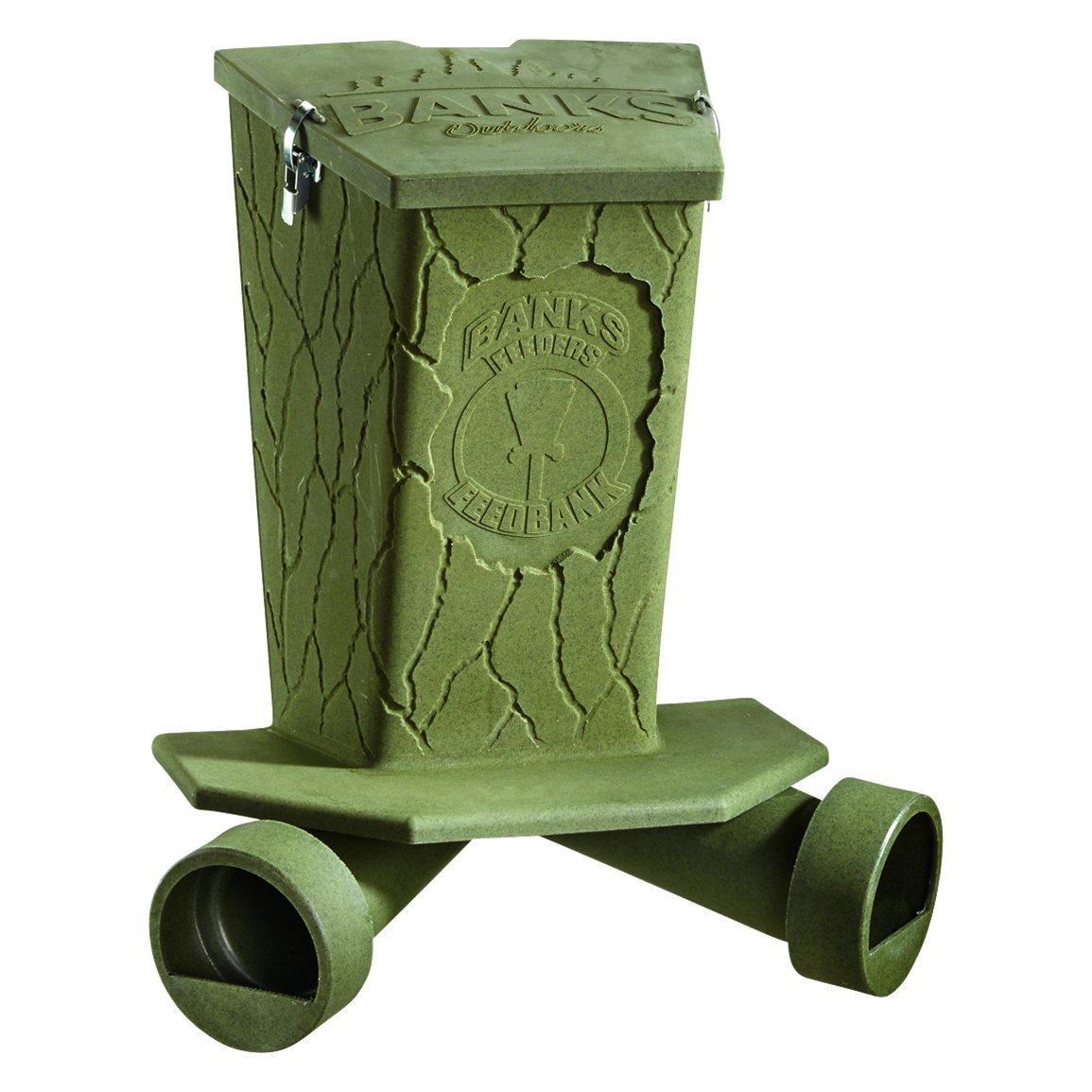 Banks Outdoors Feed Bank Gravity Feeder, 40 lb. Capacity