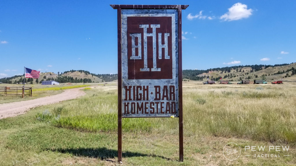 High Bar Homestead Sign