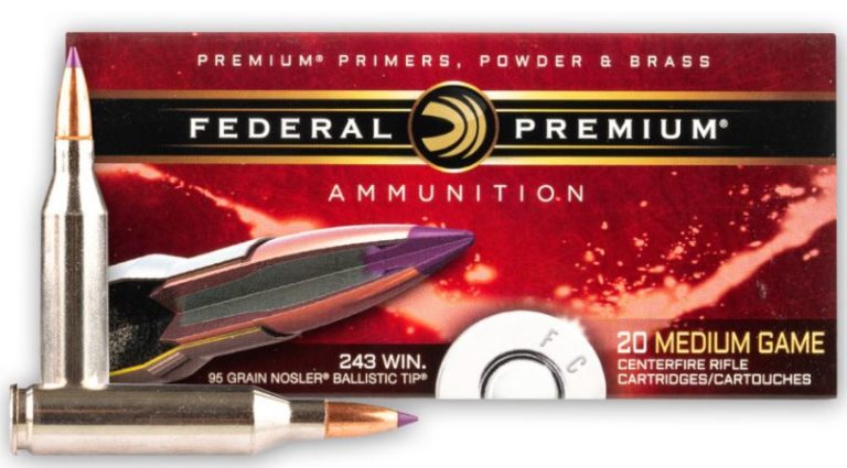 Product Image for Federal Premium 95 Grain Nosler Ballistic Tip
