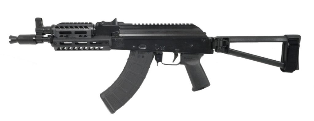 Product Image for PSA AK-P GF3 Railed MOE ALG Triangle Side Folding Pistol