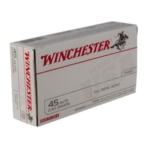 Product Image for Winchester White 230gr FMJ .45 ACP