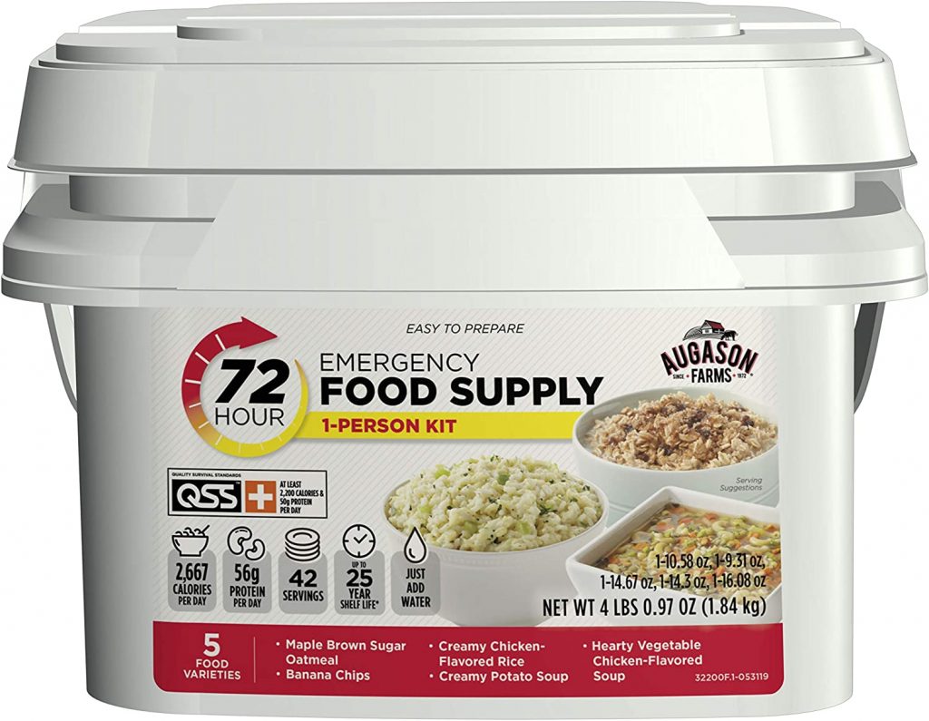 Product Image for Augason Farms 72-Hour 1-Person Emergency Food Supply Kit