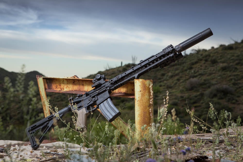 Dead Air Sandman S on Rifle