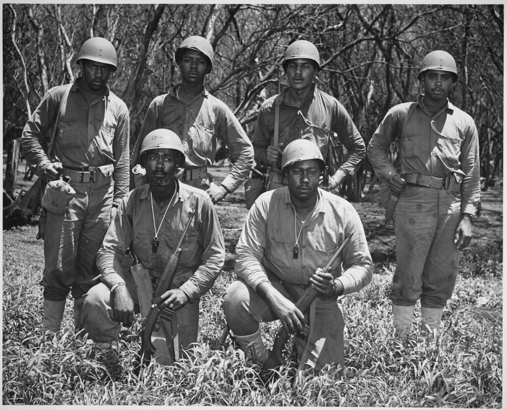 African American troops during World War II