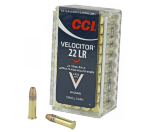 Product Image for CCI .22 LR Velocitor 40 GR CPHP