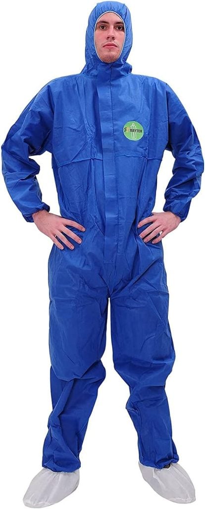 Product Image for RAYGARD 30303 Disposable Coveralls SMS