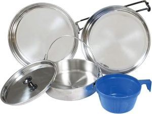 Product Image for Rothco 5-Piece Stainless Steel Mess Kit
