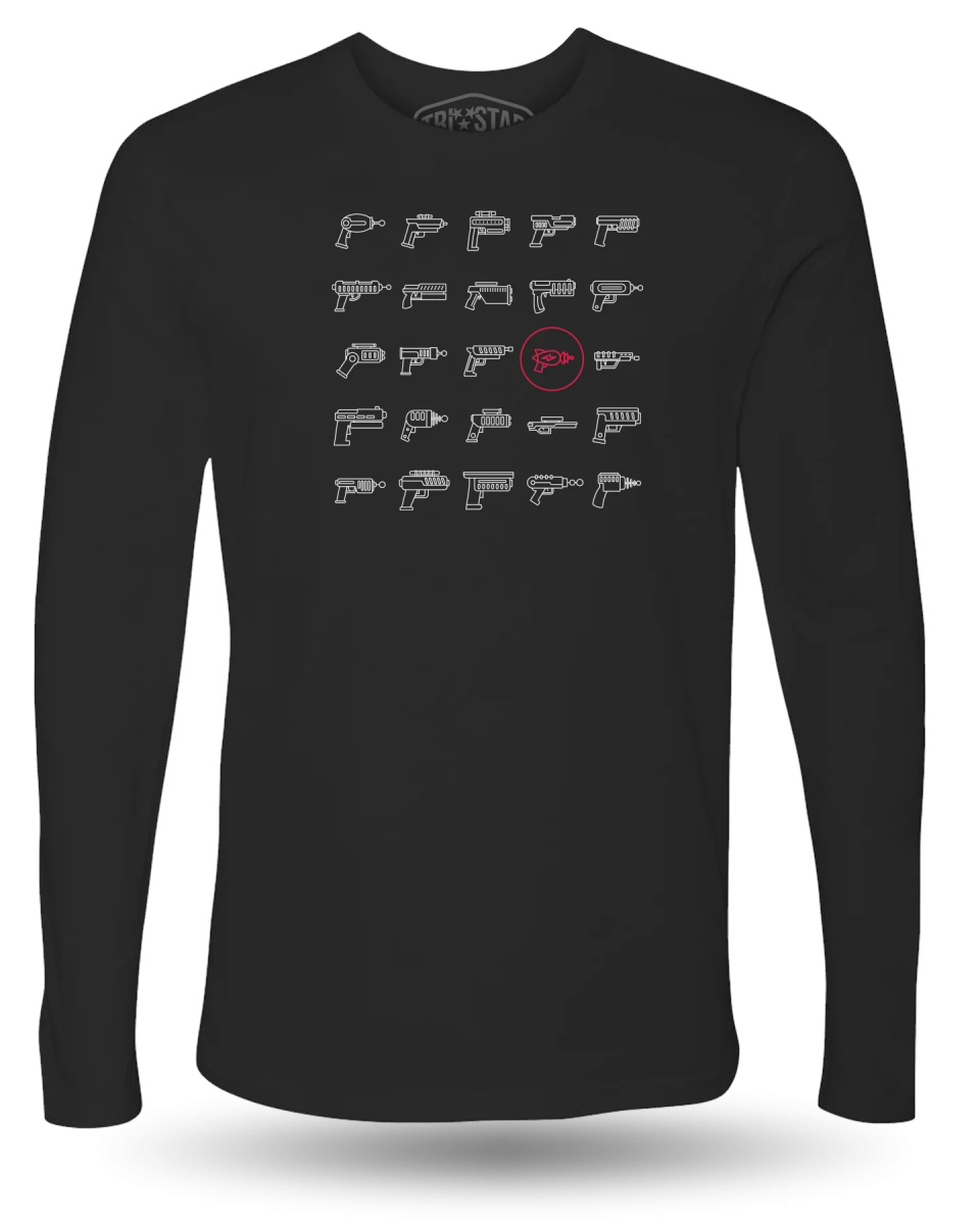 Product Image for Pew Pew Tactical Retro Laser Long Sleeve Shirt