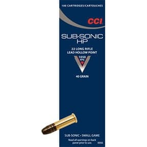 CCI Subsonic HP