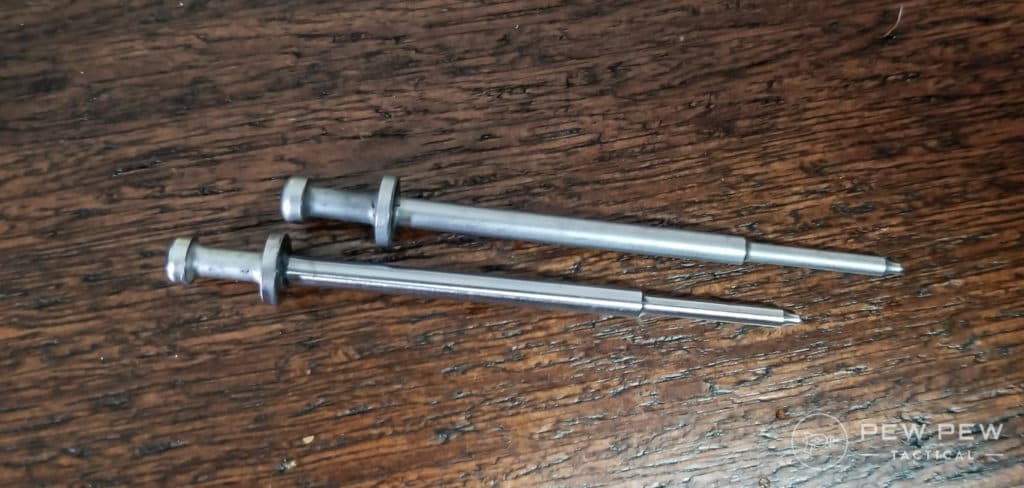 Ultrasonic Cleaned Firing Pins