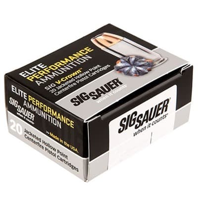 Sig Sauer Elite Performance Ammo 9mm Luger