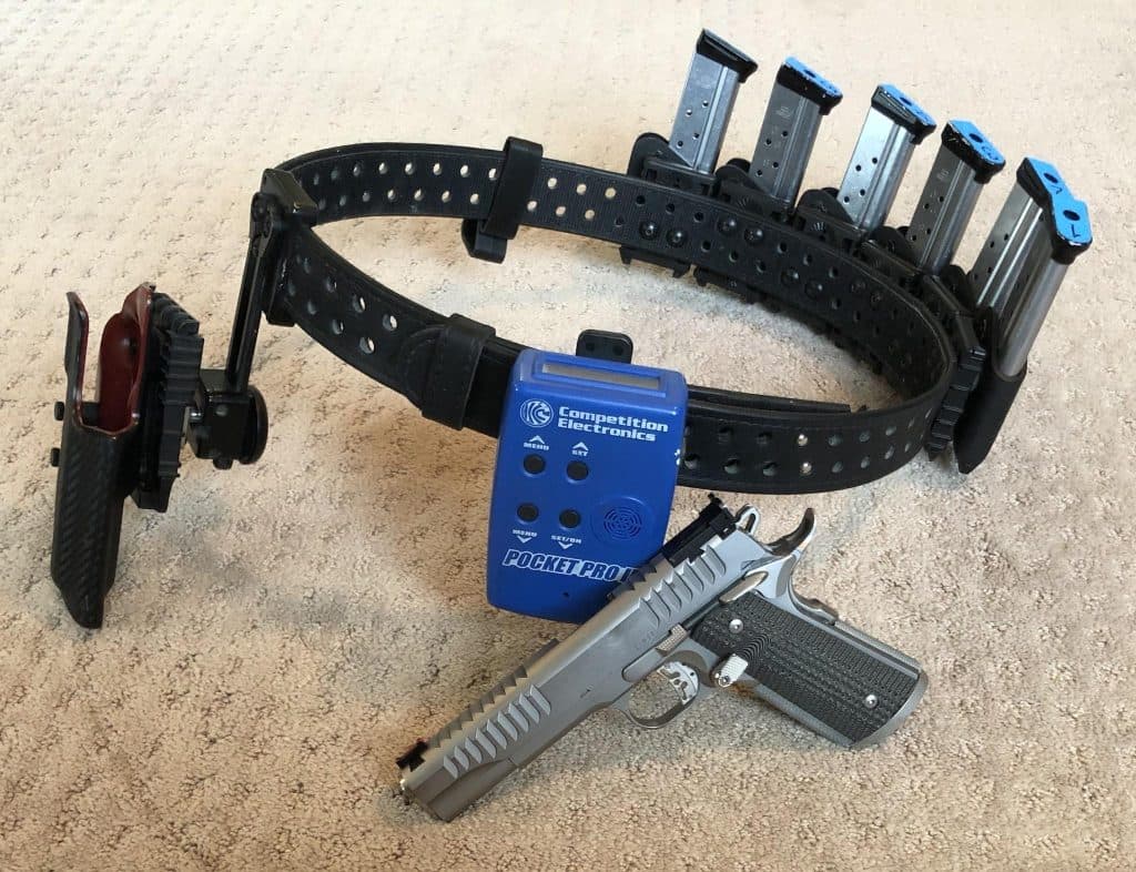 USPSA 1911 belt setup
