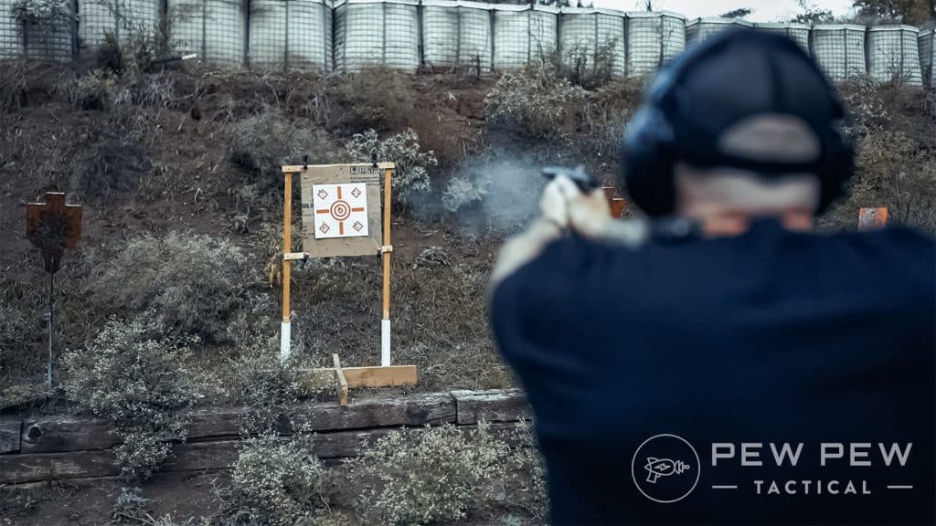 Tisas 1911 A1 shoot rear