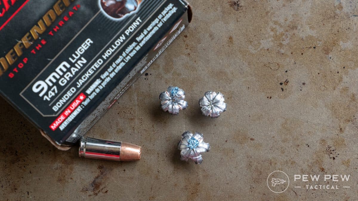 Winchester Defender 147gr 9mm ammo