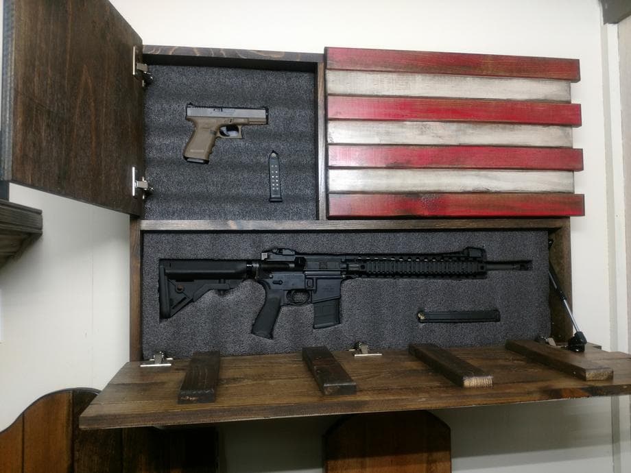 Liberty Home Concealment Flag, Open