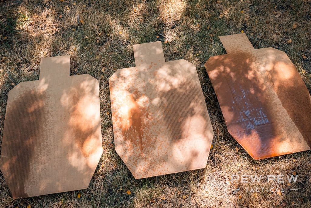 Tested Pepper Spray Patterns
