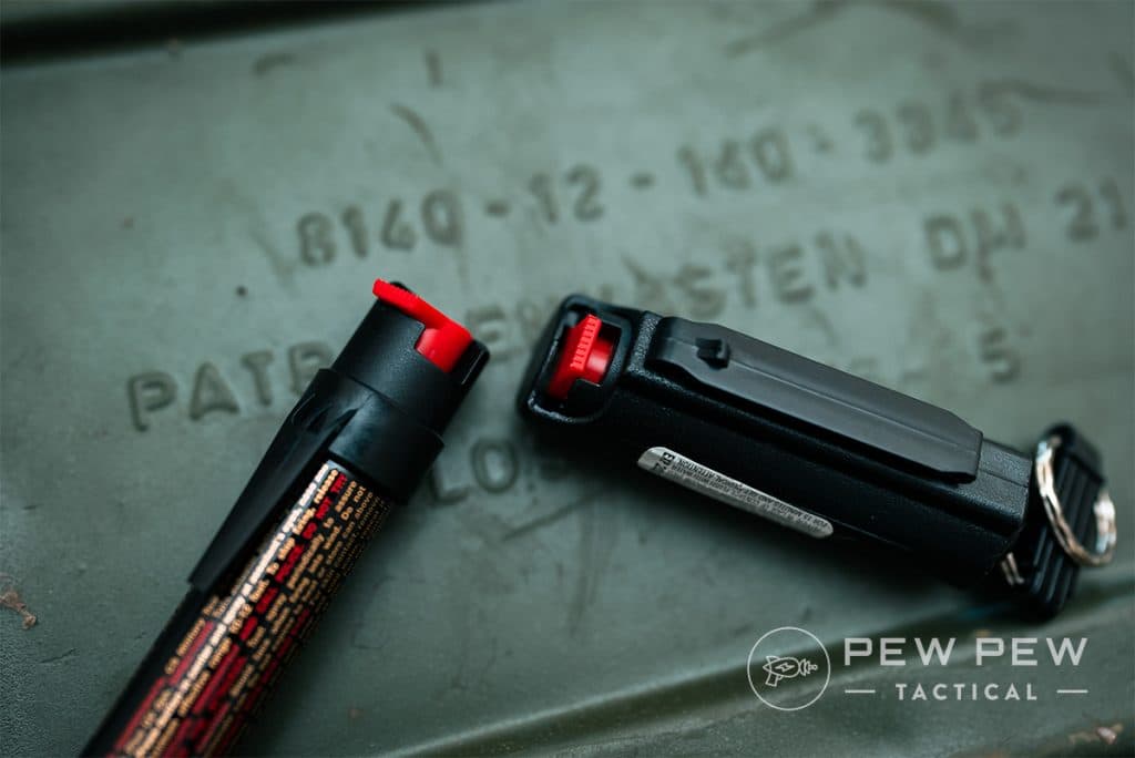 Sabre (L) vs Fox 5.3 Keychain (R)