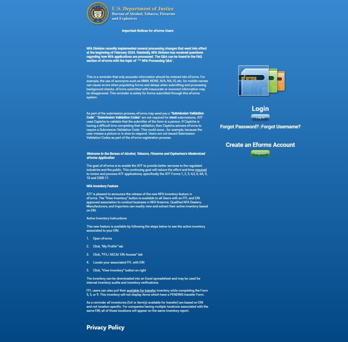 Beginner’s Guide: How to Complete ATF eForms for NFA Items - Pew Pew ...