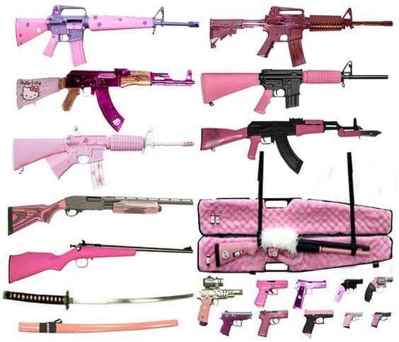 Bunch of Pink Guns