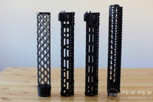Lightest AR-15 Rails
