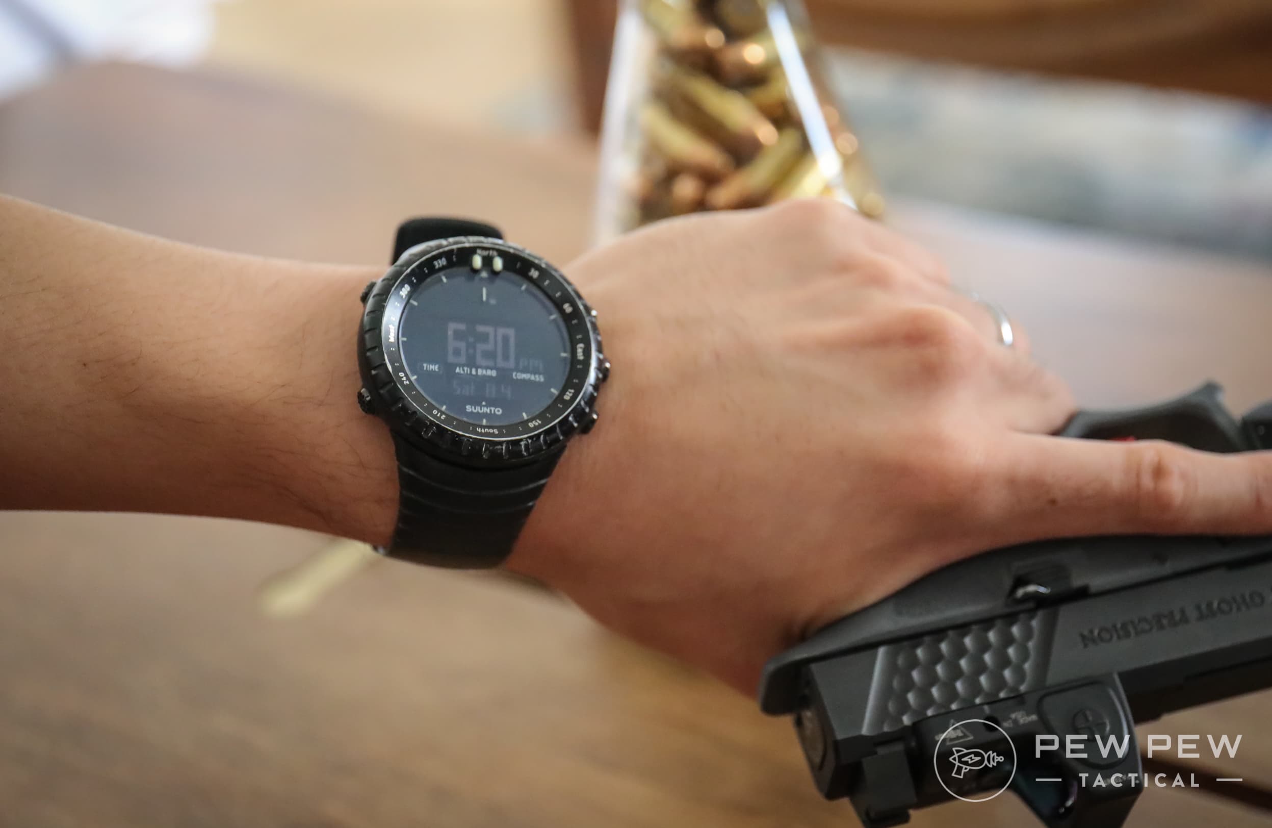 Suunto Core with Grey Ghost Slide