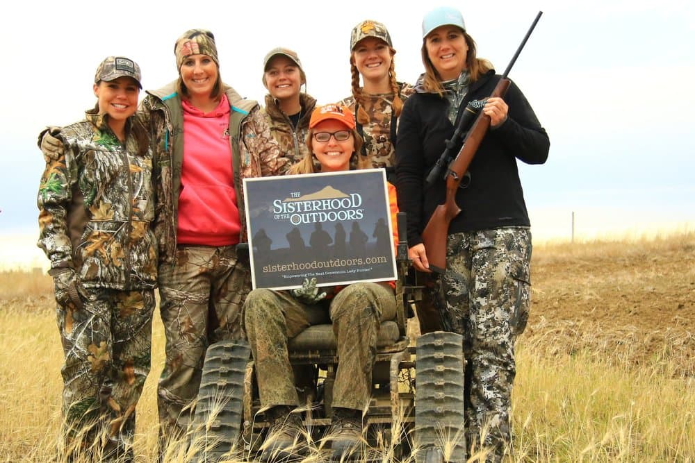 Sisters hunting Wyoming antelope