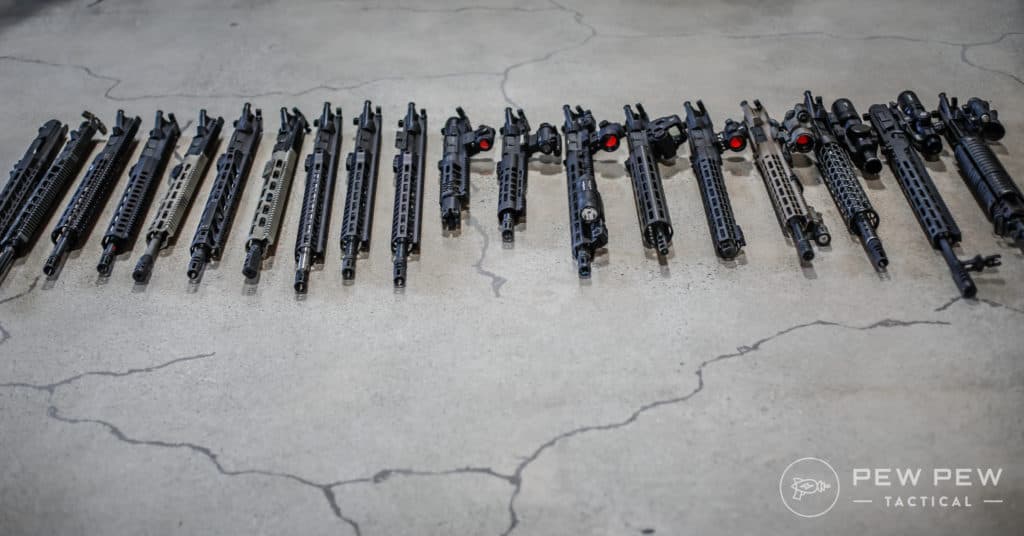AR-15 Uppers, Front