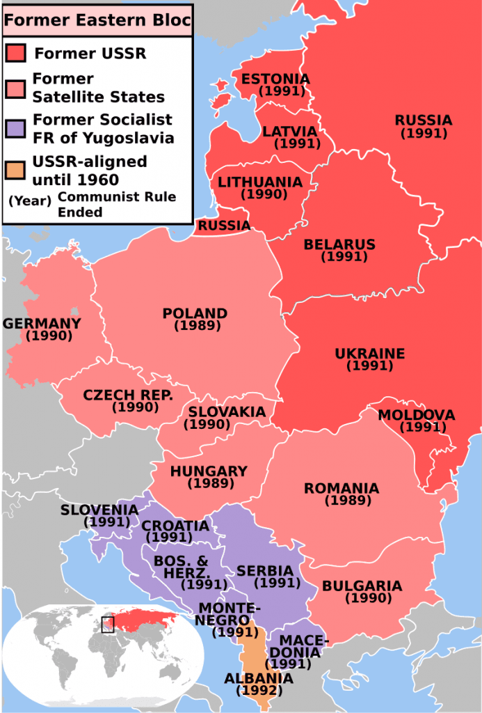 Iron Curtain Map