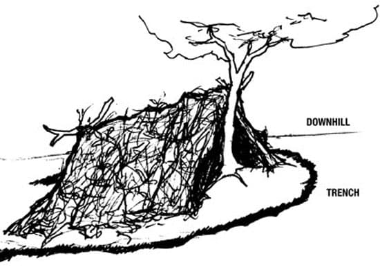 Drainage Trench (Mother Earth News)