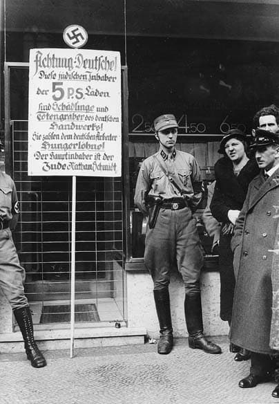 Nazis with Sign