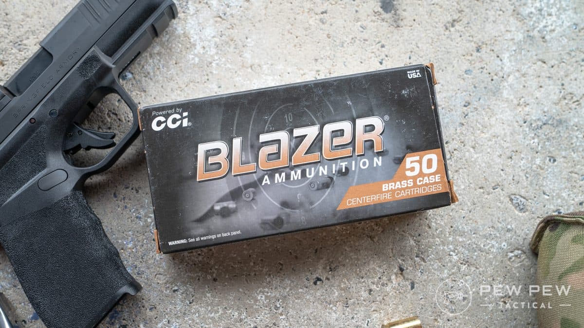 Blazer 124gr 9mm ammo