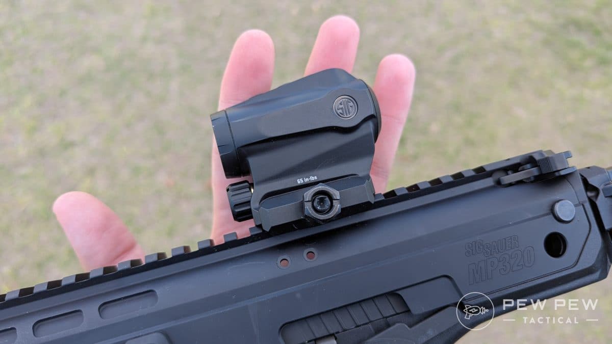 Sig Romeo5X Gen 2 in hand