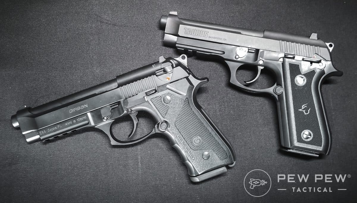 Taurus PT92 & Girsan Regard full