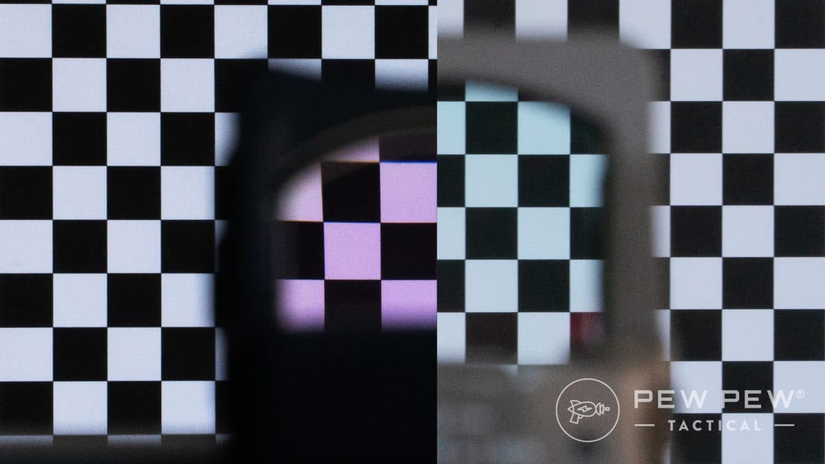 Red dot tint comparison