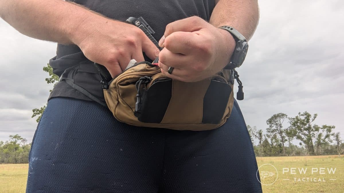 Hot Pull Cord Drawing Fanny Pack CCW
