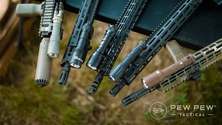 Post Thumbnail Image for post: Best AR-15 Flashlights & Rifle Lights [2026]