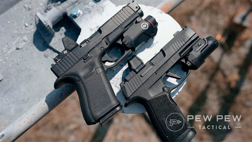 Post Thumbnail Image for post: Glock 19 vs. Sig Sauer P365 XMacro Comp: Best Compact CCW?