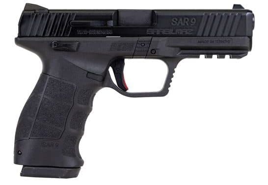 SAR USA SAR9 9mm optics-ready pistol, 17rd - $189.99