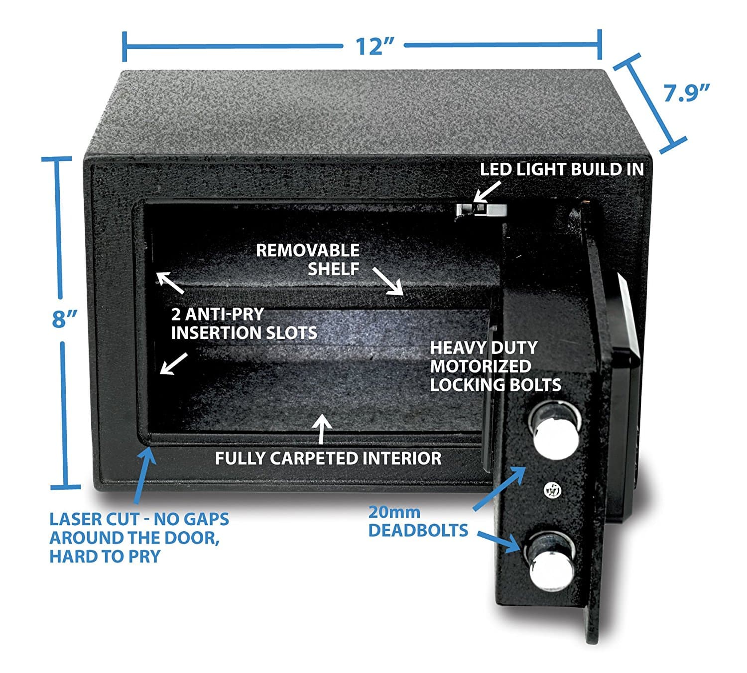 Viking Security Safe VS-20BLX Mini Biometric Safe
