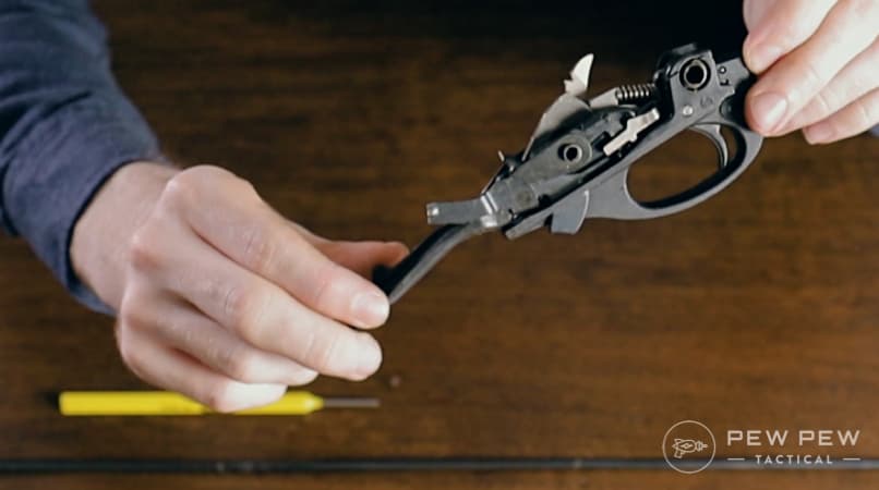 Spray the trigger group