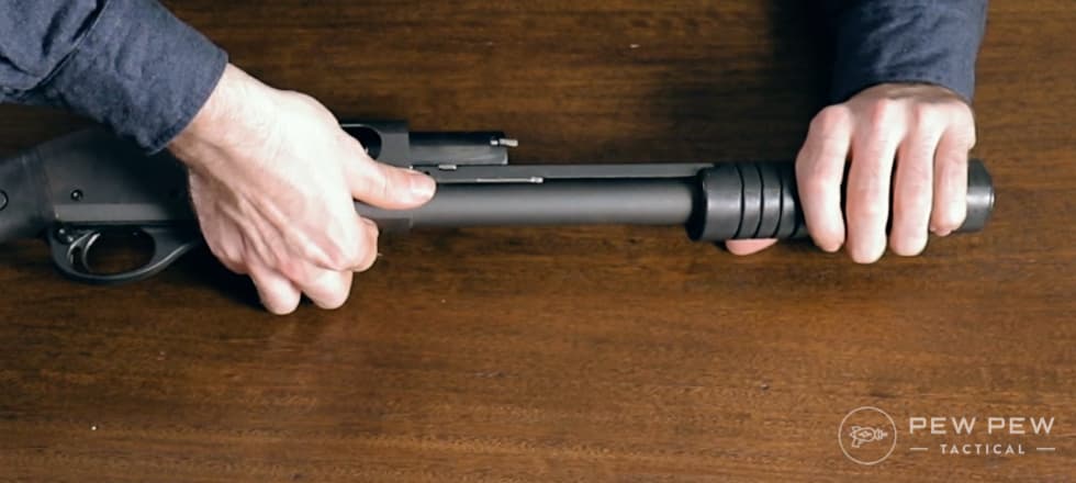 Feeling some resistance? Push on the tabs used for disassembly and slide the rails over the tabs
