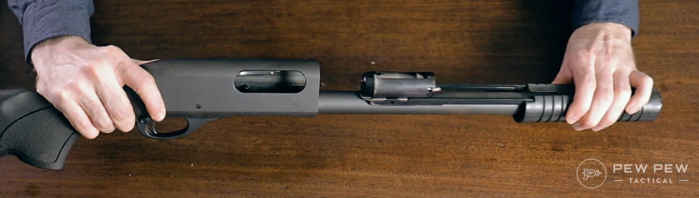Forend assembly goes back in