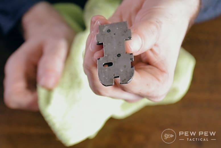 Wipe down the bolt carrier