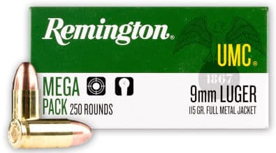 Remington UMC 9mm Mega Pack 250-Rounds