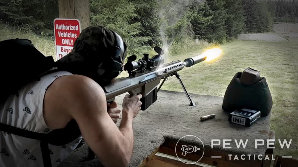 Suppressed Barrett .50 Cal